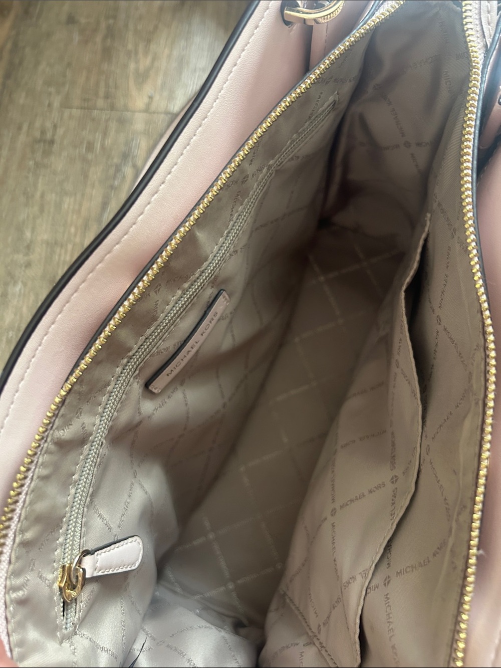 Michael Kors Blush Pink Satchel with Gold Hardware - Picture 7 of 7